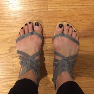 Gladiator flat sandal; never worn